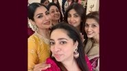 Karwa Chauth 2022: Raveena Tandon and Shilpa Shetty Celebrate the Auspicious Occasion Together (View Pics)