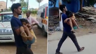 Video: Man Carries Snake-Bitten Daughter’s Body in Arms in Bihar’s Hajipur, As District Hospital Denies Ambulance