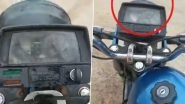 Video: Snake Gets Stuck in Motorcycle&rsquo;s Speedometer in Madhya Pradesh&rsquo;s Narsinghpur