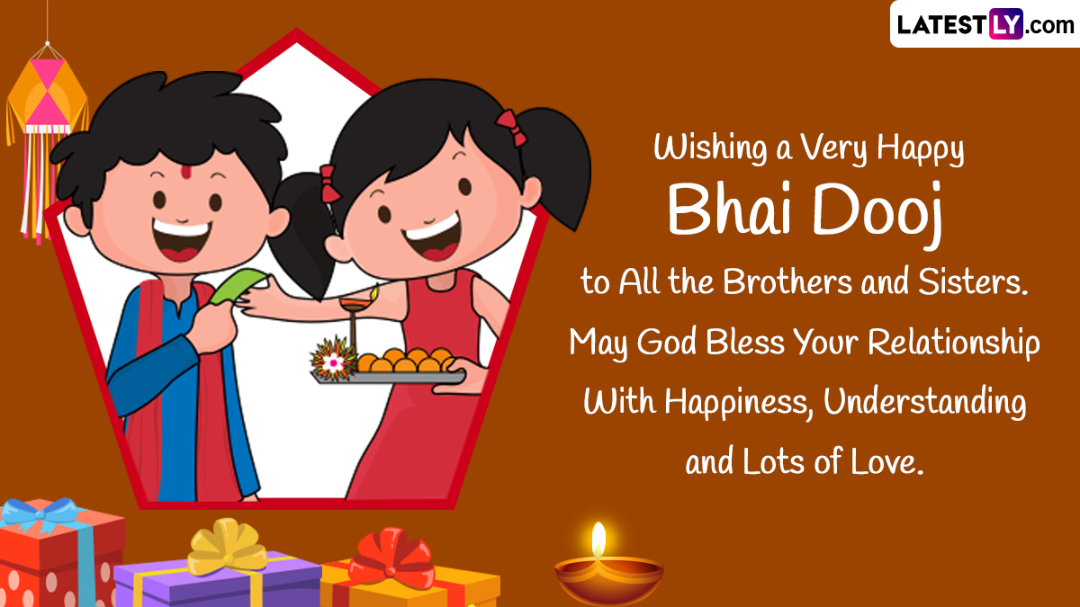 Happy Bhai Dooj 2022 Greetings and Wishes: Share Bhau Beej ...