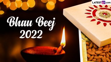 Bhaubeej 2022 Wishes and Bhai Dooj Greetings: Share Bhai Tika WhatsApp Messages, Images, HD Wallpapers and SMS With Your Siblings on This Day