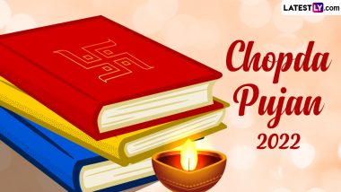 Chopda Pujan 2022 Date & Shubh Muhurat: How To Perform Sharda Puja? From Puja Tithi, Rituals to Significance, Know All About the Gujarati Celebration of Diwali Festival