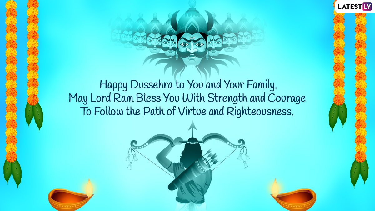 Dussehra 2022 Wishes and Greetings: Share WhatsApp Messages, Images, HD  Wallpapers and SMS To Celebrate Lord Rama's Victory Over Ravana | 🙏🏻  LatestLY