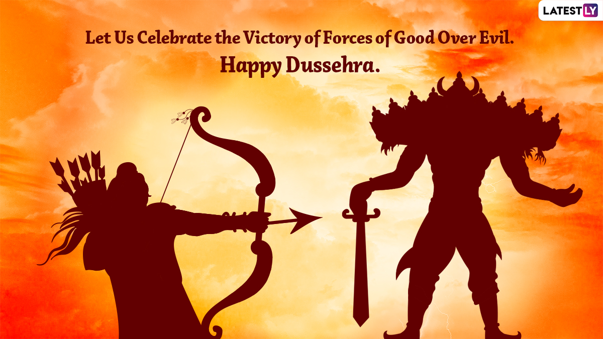 Dussehra 2022 Wishes & Ram Ravan Yudh Images: Happy Dasara ...