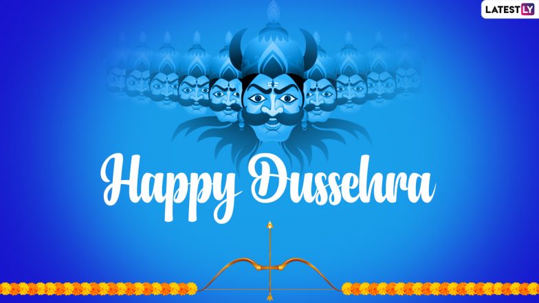 Dussehra 2022 Greetings: Share Wishes, WhatsApp Messages, Jai Shree Ram Images, HD Wallpapers and SMS With Your Friends and Family on This Auspicious Occasion