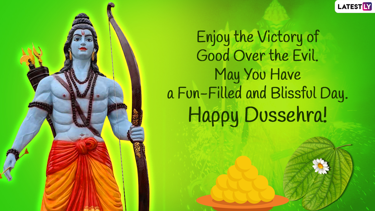 Dussehra 2022 Wishes & Ravan Dahan HD Images: Quotes on Victory of ...
