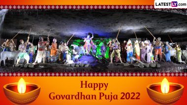 Govardhan Puja 2022 Greetings & Status: Annakut Puja HD Wallpapers, Wishes, Messages and SMS To Greet Loved Ones on the Kartik Month Festival