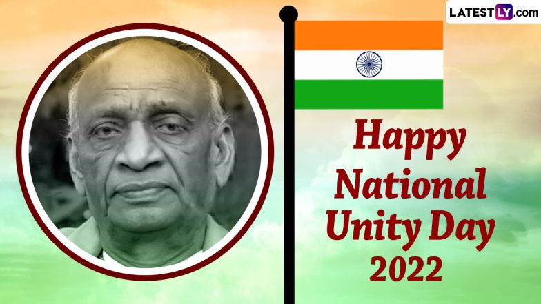 National Unity Day 2022 Images & Sardar Vallabhbhai Patel HD Wallpapers for Free Download Online: Celebrate the Birth Anniversary of ‘Iron Man of India’ by Sharing Wishes & Greetings