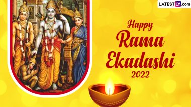 Rama Ekadashi 2022 Images & HD Wallpapers for Free Download Online: Celebrate the Auspicious Fasting Day by Sharing Wishes, Greetings, WhatsApp Messages & Quotes With Close Ones