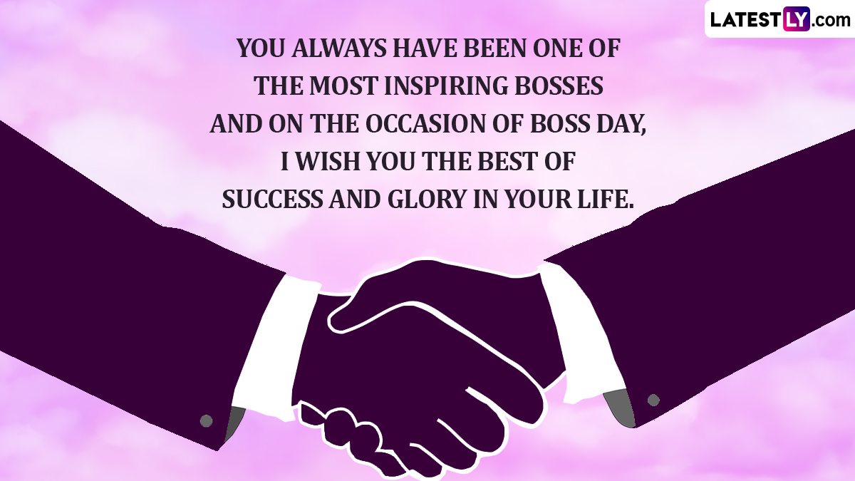 Happy Boss' Day 2022 Wishes & Thank You Messages, National Boss's Day Quotes, HD Images Wallpapers To Send and Express Gratitude Your BOSS! | 🙏🏻 LatestLY
