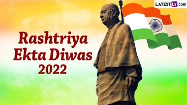 Rashtriya Ekta Diwas 2022 Wishes & National Unity Day Messages: Sardar Vallabhbhai Patel Quotes, WhatsApp Greetings, HD Images and Wallpapers To Send on His Birth Anniversary