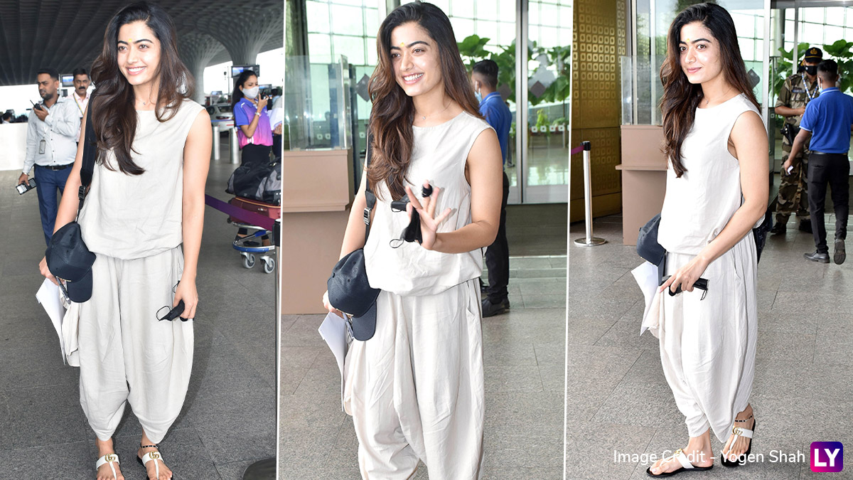 25 hot photos of Rashmika Mandanna flaunting her sexy legs in shorts  dresses and high slit gowns