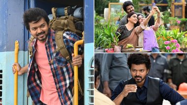 Varisu: Makers Drop Thalapathy Vijay, Rashmika Madanna’s Stills from the Sets of the Film! (View Pics)