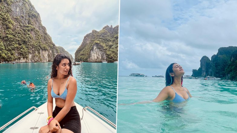 Priya Prakash Varrier Enjoys Her Vacation in Phi Phi Islands in a Blue Bikini (View Pics)