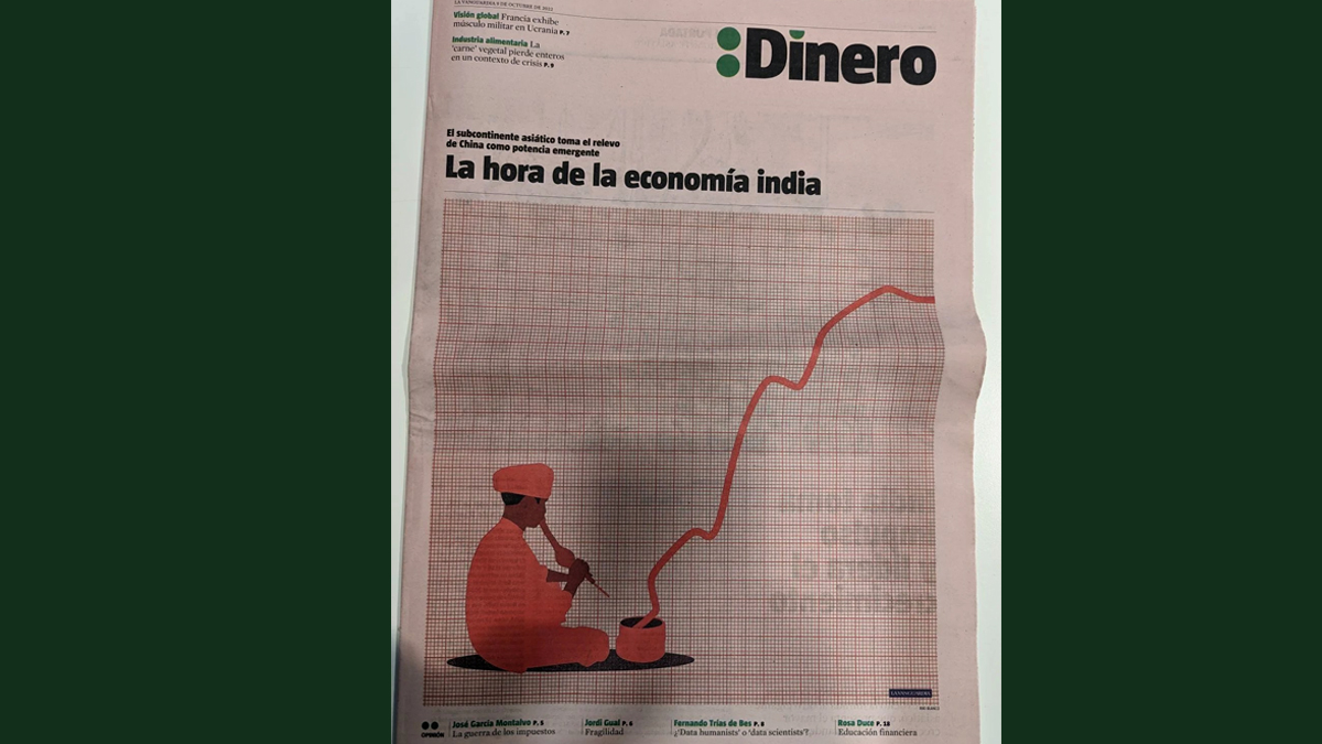 Snake Charmer Cartoon Used by Spanish Newspaper 'La Vanguardia' To Portray India's  Economic Growth; Netizens Unamused | 👍 LatestLY