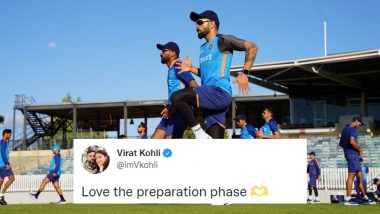 Virat Kohli Loving the ‘Preparation Phase’ As India Train Hard Ahead of T20 World Cup 2022