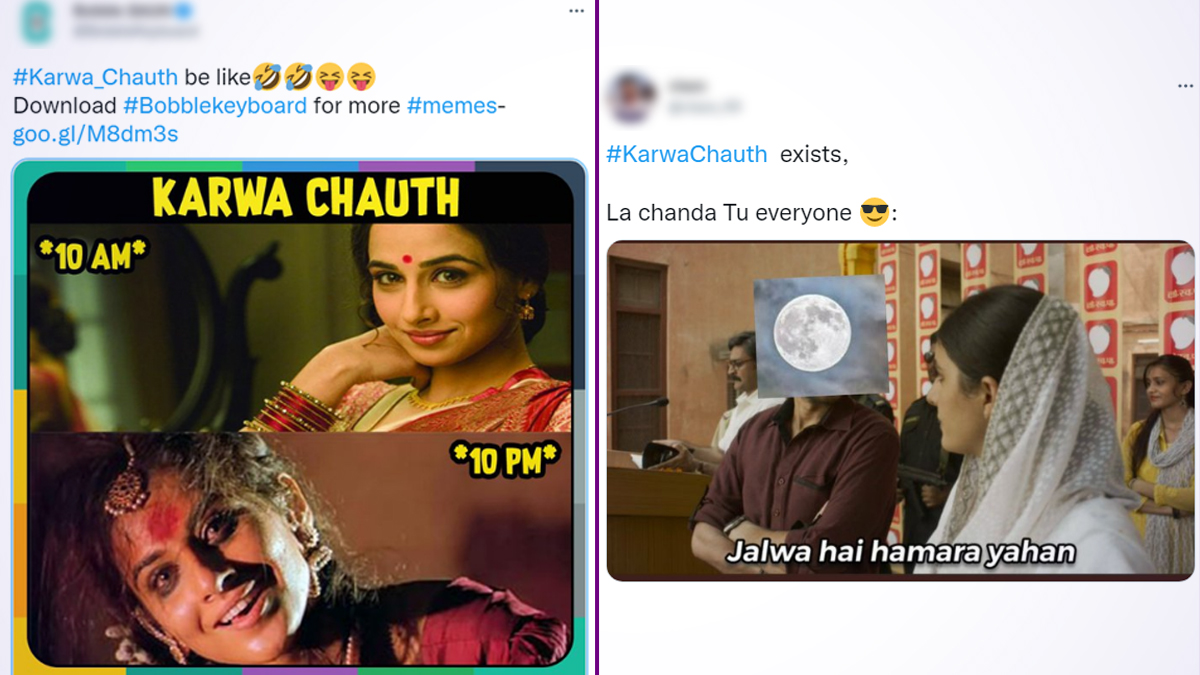 Karwa Chauth 2022 Funny Memes: Brace Yourself For These Hilarious ...