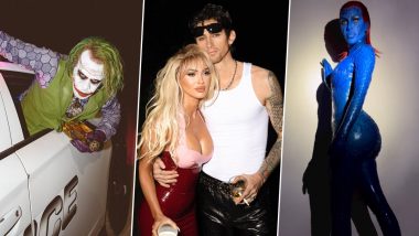 Best Halloween Costumes 2022: From Kim Kardashian As X-Men’s Mystique to Diddy As Heath Ledger’s Joker; Here Are Spooky Costumes Donned by Hollywood Celebs