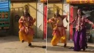 Dussehra 2022: Elated &lsquo;Ravan&rsquo; Shows Off Cool Dance Moves, Video Goes Viral Ahead of Ravan Dahan