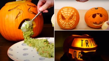 Pumpkin Decorations for Halloween 2022: Learn How To Carve Pumpkin in Different Ways To Make Your All Hallows' Eve Décor Stand Out (Watch Tutorial Videos)