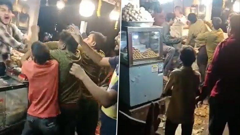 Video: Miscreants Beat Up Shopkeeper, Destroy Store Over Dispute in UP’s Meerut