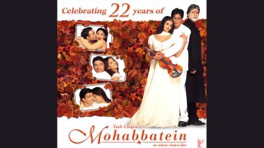 22 Years of Mohabbatein: YRF Celebrates Amitabh Bachchan, Shah Rukh Khan and Aishwarya Rai Bachchan’s Romantic Classic