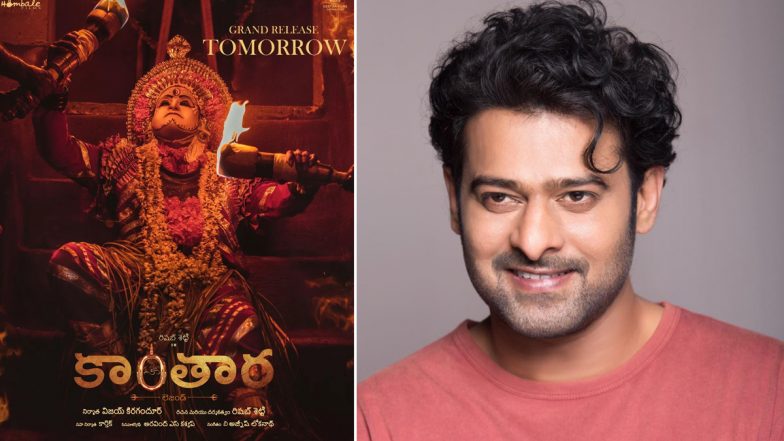 Kantara: Prabhas Watches Rishab Shetty’s Thriller for the Second Time; Calls It a ‘Must Watch Film in Theatres’ (View Post)