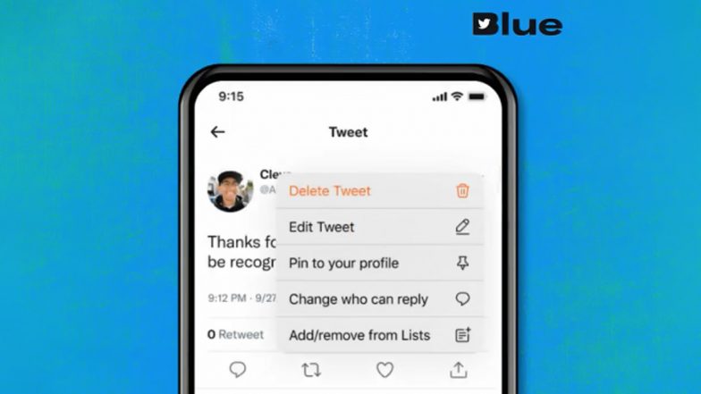 Twitter’s Edit Tweet Feature Launched for Blue Members in Canada ...