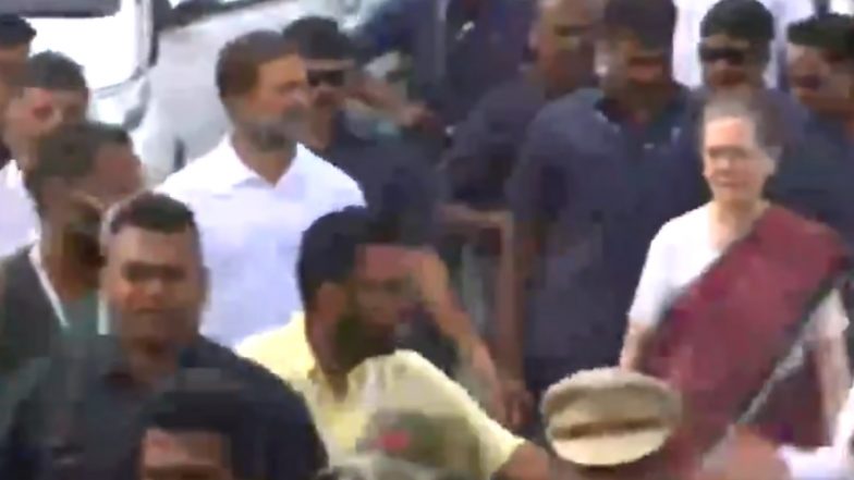 Video: Sonia Gandhi Joins Congress’s Bharat Jodo Yatra in Karnataka’s Mandya District