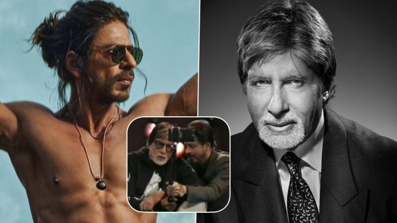 Amitabh Bachchan Turns 80: Shah Rukh Khan Wishes Big B on His Birthday; Says, ‘One Thing To Learn From This Great Man, Level Up and Launch Again and Again’ (Watch Video)