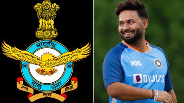 Air Force Day 2022: Rishabh Pant Pays Tribute to Indian Air Force Personnel, Writes, ‘May You Always Touch the Sky With Glory’