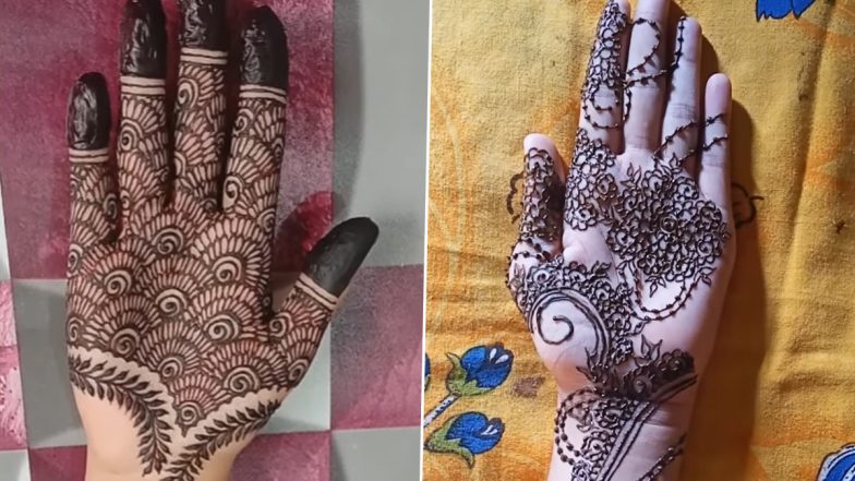 Eid Milad Un Nabi 2022 Mehndi Designs: Beautiful Indian Henna Pattern and Arabic Mehndi Design Videos to Celebrate The Prophet's Birthday