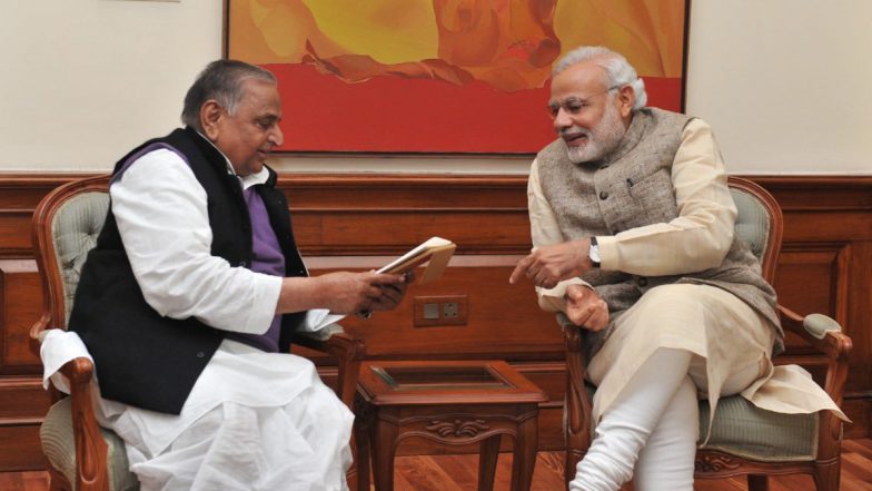 Mulayam Singh Yadav Dies: PM Narendra Modi Offers Condolences on SP Founder’s Demise, Remembers Him As 'A Remarkable Personality’