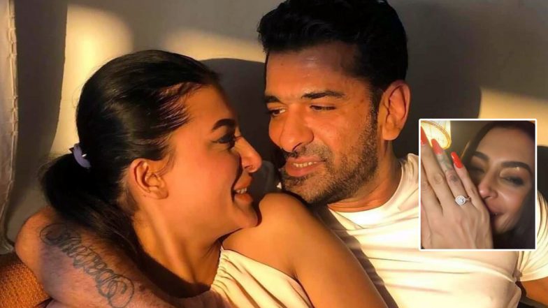 Bigg Boss 14 Fame Eijaz Khan and Pavitra Punia Get Engaged! Actress Flaunts Engagement Ring (View Pic)