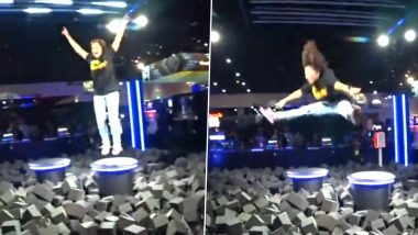 Porn Star Adriana Chechik Breaks Her Back After Jumping on a Foam Pit (Watch Viral Video)