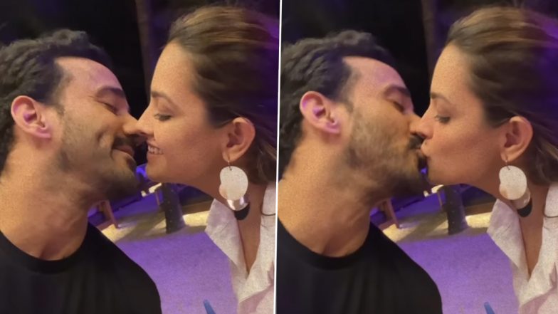 Karva Chauth 2022: Anita Hassanandani Kisses Hubby Rohit Reddy and Shares Boomerang Clip of It on the Festive Occasion (Watch Video) | ???? LatestLY