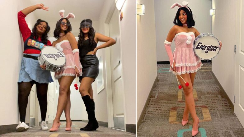 Maitreyi Ramakrishnan Dresses Up as a Sexy Energizer Bunny for Halloween (View Pics and Video)