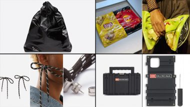 Objects Into Fashion? From Lay's Bag to Shoe String Earrings, See How Balenciaga Turns Everyday Items Into Viral-Worthy Fashion Pieces!