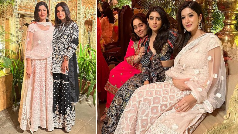 Shanaya Kapoor Enjoys Diwali Bash with Her ‘Favourites’ Maheep Kapoor and Navya Naveli Nanda (View Pics) | LatestLY