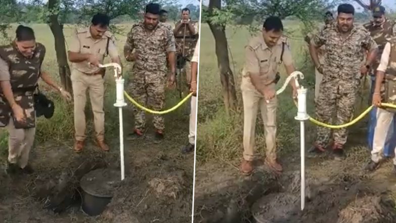 Video: MP Ajab Hai! Liquor Pouring Hand-Pump Turns Up in Guna