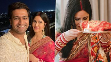 Katrina Kaif and Vicky Kaushal Celebrate Their First Karwa Chauth with Family (View Pics)