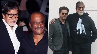 Amitabh Bachchan Celebrates Birthday: Here’s How Shah Rukh Khan and Rajinikanth Wished Big B