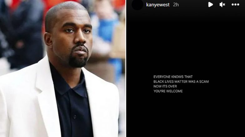 Kanye West Posts ‘Black Lives Matter Was a Scam’ on Insta After Showing Up in 'White Lives Matter' T-Shirt at Paris Fashion Week