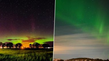 Green Lights Illuminate Scotland Sky! Dazzling Pictures and Videos of Aurora Borealis Go Viral as Stargazers Enjoy the Spectacular Phenomenon 