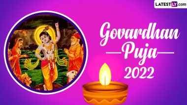 Govardhan Puja 2022 Wishes & Annakut Greetings: Celebrate the Auspicious Day After Diwali by Sharing WhatsApp Messages, Quotes and HD Images With Loved Ones