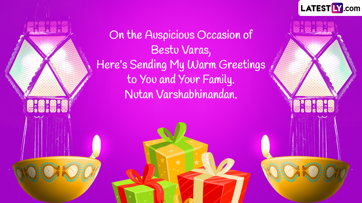 Gujarati New Year 2022 Wishes and Chopda Pujan Greetings: Share ...