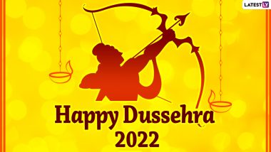 Dussehra 2022 Images & Ram Ravan Yudh HD Wallpapers For Free Download  Online: Wish Happy Vijayadashami With Dasara WhatsApp Stickers, Facebook  Messages and GIF Greetings | 🙏🏻 LatestLY