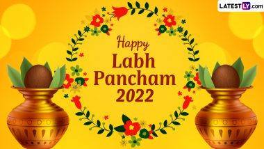 Labh Pancham 2022 Messages & Quotes: Begin the Gujarati New Year by Sharing Gyan Panchami Wishes, WhatsApp Greetings, HD Images and Wallpapers With Friends and Family