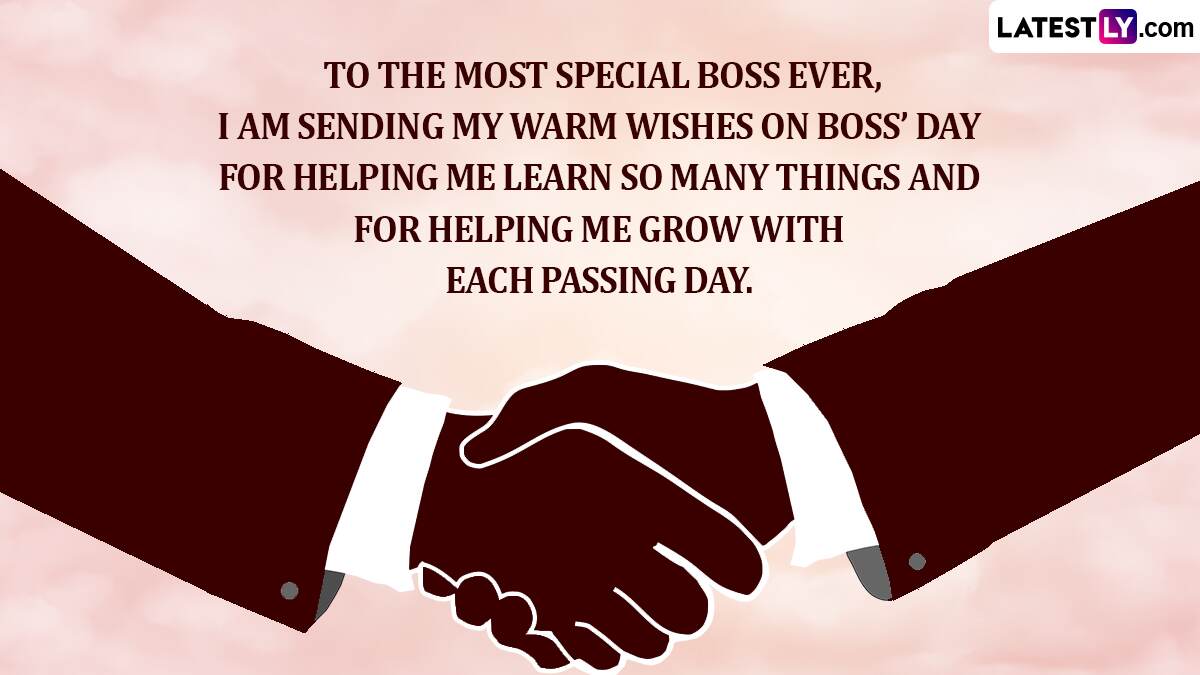 Happy Boss Day 2022 Wishes Greetings Thank You Messages National 