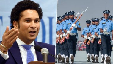 Sachin Tendulkar Shares Wishes for Indian Air Force on Air Force Day 2022, Writes, ‘Celebrating Those Who Keep Our Skies Safe’